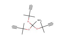 Silane, tris[(1,1-dimethyl-2-propynyl)oxy]methyl-