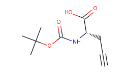 4-Pentynoic acid, 2-[[(1,1-dimethylethoxy)carbonyl]amino]-, (2S)-