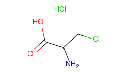 Beta-chloro-d-alanine, HCl