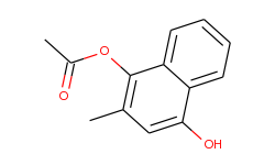 1,4-Naphthalenediol, 2-methyl-, 1-acetate