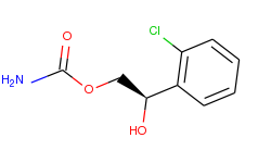 1,2-Ethanediol, 1-(2-chlorophenyl)-, 2-carbamate, (1R)-