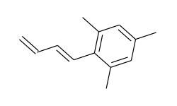 Benzene, 2-(1,3-butadienyl)-1,3,5-trimethyl-
