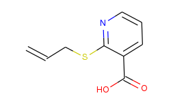 3-Pyridinecarboxylic acid, 2-(2-propenylthio)-