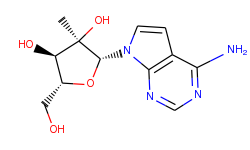 (2r,3r,4r,5r)-2-(4-amino-7h-pyrrolo[2,3-d]pyrimidin-7-yl)-5-(hydroxymethyl)-3-methyltetrahydrofuran-