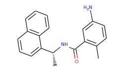 5-amino-2-methyl-n-(1r-naphthalen-1-yl-ethyl)-benzamide
