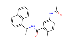 5-acetylamino-2-methyl-n-(1r-naphthalen-1-yl-ethyl)-benzamide