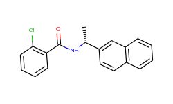 2-chloro-n-(1r-naphthalen-2-yl-ethyl)-benzamide