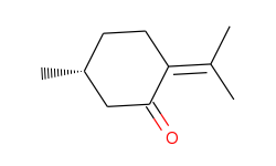 Cyclohexanone, 5-methyl-2-(1-methylethylidene)-, (5R)-