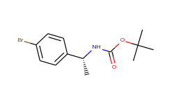 Carbamic acid, [(1R)-1-(4-bromophenyl)ethyl]-, 1,1-dimethylethyl ester