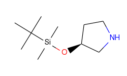 Pyrrolidine, 3-[[(1,1-dimethylethyl)dimethylsilyl]oxy]-, (3S)-