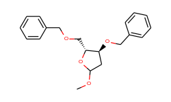 D-erythro-Pentofuranoside, methyl 2-deoxy-3,5-bis-O-(phenylmethyl)-