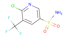 6-chloro-5-(trifluoromethyl)pyridine-3-sulfonamide