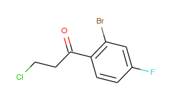 1-(2-bromo-4-fluorophenyl)-3-chloropropan-1-one