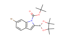 tert-Butyl 6-bromo-2-(4,4,5,5-tetramethyl-1,3,2-dioxaborolan-2-yl)-1H-indole-1-carboxylate