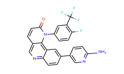 9-(6-aminopyridin-3-yl)-1-[4-fluoro-3-(trifluoromethyl)phenyl]benzo[h][1,6]naphthyridin-2-one