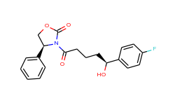 (4S)-3-[(5S)-5-(4-fluorophenyl)-5-hydroxypentanoyl]-4-phenyl-1,3-oxazolidin-2-one