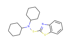 2-Benzothiazolesulfenamide, N,N-dicyclohexyl-