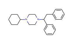 Piperazine, 1-cyclohexyl-4-(1,2-diphenylethyl)-