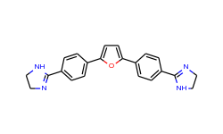 1H-Imidazole, 2,2'-(2,5-furandiyldi-4,1-phenylene)bis[4,5-dihydro-