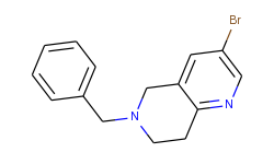 6-benzyl-3-bromo-5,6,7,8-tetrahydro-1,6-naphthyridine