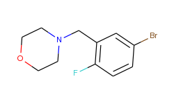 4-Bromo-1-fluorophenyl-2-(morphlinomethyl)benzene