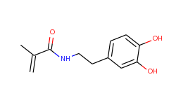 2-Propenamide, N-[2-(3,4-dihydroxyphenyl)ethyl]-2-methyl- (9CI)