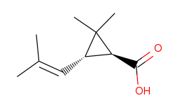 (1S,3S)-2,2-Dimethyl-3-(2-methylprop-1-en-1-yl)cyclopropanecarboxylic acid