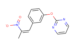 2-[3-(2-nitro-1-propenyl)phenoxy]pyrimidine