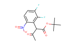 tert-butyl 2-(2,3-difluoro-6-nitrophenyl)-3-oxobutanoate