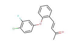 4-[2-(4-chloro-3-fluorophenoxy)phenyl]-3-buten-2-one