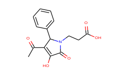 3-(3-acetyl-4-hydroxy-5-oxo-2-phenyl-2,5-dihydro-pyrrol-1-yl)-propionic acid