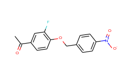 1-{3-fluoro-4-[(4-nitrobenzyl)oxy]phenyl}-1-ethanone