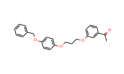 1-(3-{3-[4-(benzyloxy)phenoxy]propoxy}-phenyl)-1-ethanone