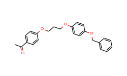 1-(4-{3-[4-(benzyloxy)phenoxy]propoxy}-phenyl)-1-ethanone