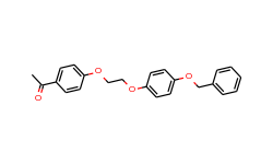 1-(4-{2-[4-(benzyloxy)phenoxy]ethoxy}-phenyl)-1-ethanone