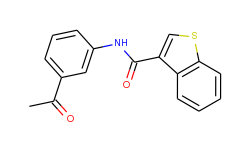 n-(3-acetylphenyl)-1-benzothiophene-3-carboxamide