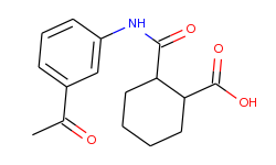 2-{[(3-acetylphenyl)amino]-carbonyl}cyclohexanecarboxylic acid