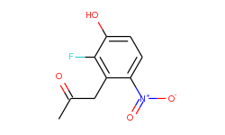 1-(2-fluoro-3-hydroxy-6-nitrophenyl)propan-2-one