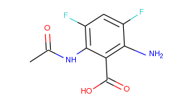 2-amino-6-acetamido-3,5-difluorobenzoic acid