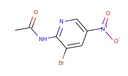 2-acetamido-3-bromo-5-nitropyridine