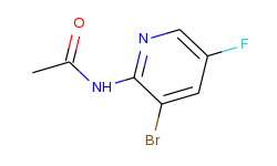 2-acetamido-3-bromo-5-fluoropyridine