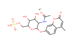 4-Methylumbelliferyl 2-Acetamido-2-deoxy-beta-D-galactopyranoside, 6-Sulfate, Potassium Salt