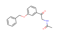 n-(2-(3-(benzyloxy)phenyl)-2-oxoethyl)acetamide