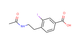 4-(2-acetamidoethyl)-3-iodobenzoic acid