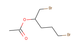 1,5-dibromo-2-pentyl acetate