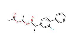 1-acetyloxyethyl 2-(3-fluoro-4-phenylphenyl)propanoate