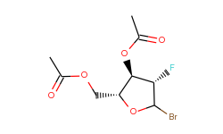((2R,3R,4S)-3-Acetoxy-5-bromo-4-fluorotetrahydrofuran-2-yl)methyl acetate