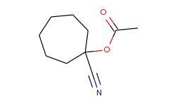 1-cyanocycloheptyl acetate