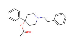1-(2-phenylethyl)-4-phenyl-4-acetoxypiperidine