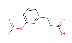 3-(3-acetoxyphenyl)propionic acid